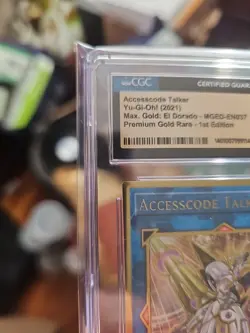 2021 Yu-gi-oh! 1st Ed Accesscode Talker Maximum Gold: El Dorado PSA 10 - Image 3