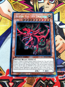 Slifer the Sky Dragon sbc1-enh01 1st Edition (NM+) Secret Rare Yu-Gi-Oh! - Image 1
