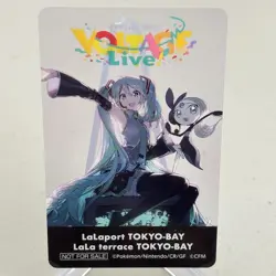 Voltage Live Hatsune Miku Meloetta Pokemon Clear Card Japanese ~ NM - Image 1