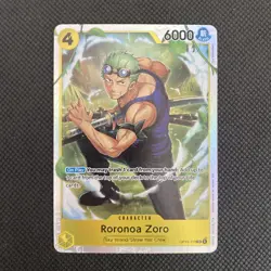 Roronoa Zoro SR OP15-113 Adventure on Kami's Island Foil One Piece Card Game - Image 1