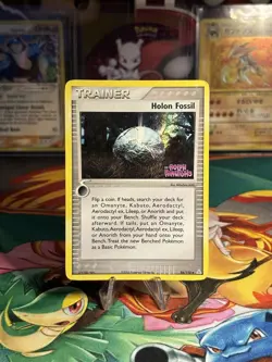 Pokemon Card - Holon Fossil EX Holon Phantoms 86/110 Reverse HOLO Stamped - Image 1