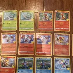 Lot Of 28 McDonald’s Pokemon 25th Anniversary Cards - Image 2