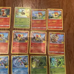 Lot Of 28 McDonald’s Pokemon 25th Anniversary Cards - Image 3