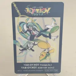 LaLaport Tokyo-Bay Hatsune Miku Meloetta Pokemon Clear Card Japanese ~ NM - Image 2
