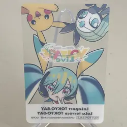 LaLaport Tokyo-Bay Hatsune Miku Pikachu Pokemon Clear Card Japanese ~ NM - Image 2