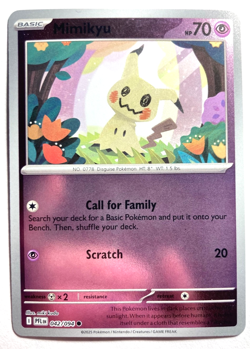 Pokemon Mimiku! + FREE extra Rare card! - Image 1