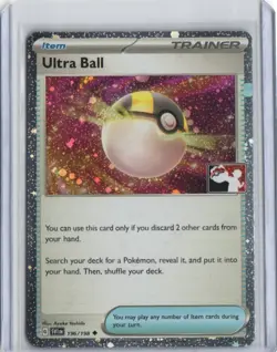 Ultra Ball - Holo #196/198 - Prize Pack Series Cards - NM - Image 1