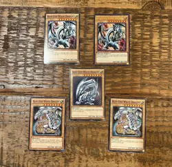 Yu-Gi-Oh Collection Lot 5 Blue Eyes White Dragon / 1st Edition / Limited Edition - Image 1