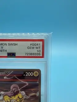2023 POKEMON SWORD & SHIELD CROWN ZENITH #GG41 FULL ART/RAIKOU V PSA 10 - Image 3