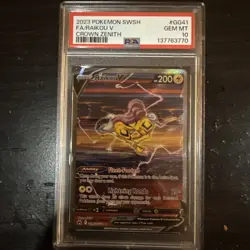 Pokemon Sword & Shield Crown Zenith #GG41 Full Art Raikou V PSA 10 Gem Mint 2023 - Image 1
