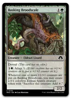 Basking Broodscale #145 (NM) Modern Horizons 3 MH3 Magic MTG - Image 1