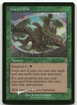 Gaea's Will (Retro Frame) #412 (Foil) (NM) Modern Horizons 2 MH2 Magic MTG - Image 1