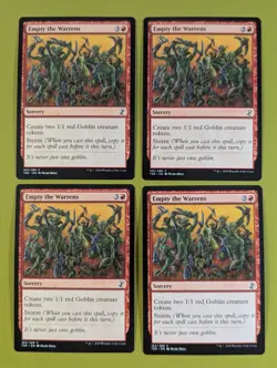 Empty the Warrens x4 Time Spiral Remastered 4x Magic the Gathering MTG - Image 1