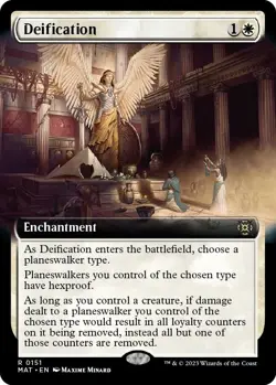 Deification (Extended Art) March of the Machine: The Aftermath NM Foil - Image 1