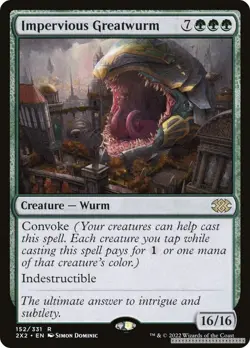 Impervious Greatwurm [2X2 - 152] - NM [Normal] TCG MTG - Image 1