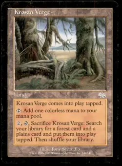 Krosan Verge LP Light Play Judgment MTG [7565] - Image 1