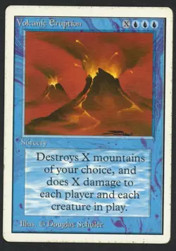 ***Unlimited Volcanic Eruption*** MTG Unlimited Magic Kid Icarus - Image 1