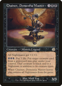 Chainer, Dementia Master #56 (MP) Torment TOR Magic MTG - Image 1
