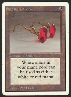 ***Unlimited Sunglasses of Urza (Roller Line)*** MTG Unlimited Magic Kid Icarus - Image 1