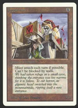 ***Unlimited Juggernaut*** MTG Unlimited Magic Kid Icarus - Image 1