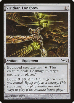 Viridian Longbow #270 (Damaged) Mirrodin MRD Magic MTG - Image 1