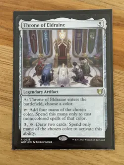 Throne of Eldraine - Commander: Wilds of Eldraine Legendary Artifact Rare 28 MTG - Image 1