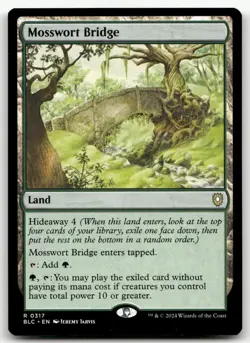 Mosswort Bridge #317 (NM) Bloomburrow BLC Magic MTG - Image 1