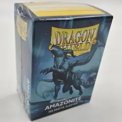 Dragon Shield Amazonite 100 Matte Sleeves SPARKLES Protectors AT-11044 - Image 1