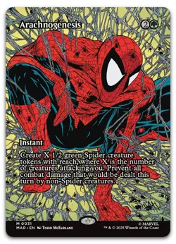 Arachnogenesis (Borderless) #31 (NM) MAR Magic MTG - Image 1