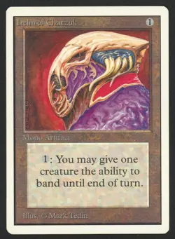 ***Unlimited Helm of Chatnzuk (Vertical Bend)*** MTG Unlimited Magic Kid Icarus - Image 1