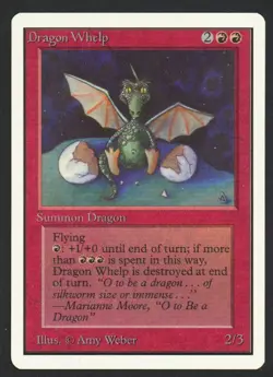 ***Unlimited Dragon Whelp*** MTG Unlimited Magic Kid Icarus - Image 1