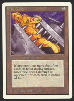 ***Unlimited Black Vise*** MTG Unlimited Magic Kid Icarus - Image 1