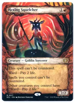 MtG ECL Hexing Squelcher #317 Borderless Non-Foil - Image 1
