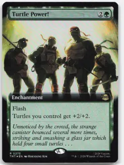 Turtle Power! (Extended Art) *Foil* TMT 275 NM - Image 1