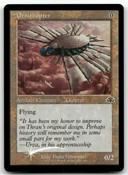 Ornithopter (Retro Frame) #386 (Foil) (NM) Dominaria Remastered DMR Magic MTG - Image 1