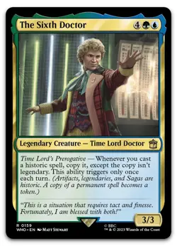 The Sixth Doctor #159 (NM) Doctor Who WHO Magic MTG - Image 1