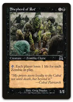 Shepherd of Rot #168 (LP) Onslaught ONS Magic MTG - Image 1