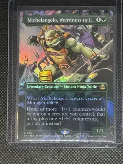 Michelangelo, Weirdness to 11 (Borderless) Teenage Mutant Ninja Turtles Foil - Image 1