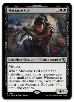 Massacre Girl #140 (NM) Thunder Junction OTC Magic MTG - Image 1