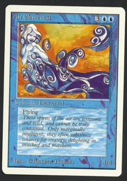 ***Unlimited Air Elemental*** MTG Unlimited Magic Kid Icarus - Image 1
