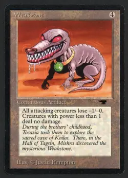 ***Weakstone*** MTG Antiquities Magic Kid Icarus - Image 1