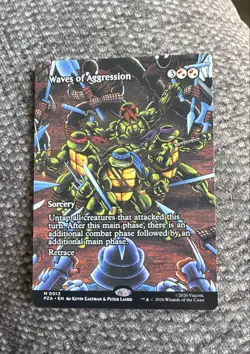 Waves of Aggression (Borderless) Teenage Mutant Ninja Turtles Source Material... - Image 1