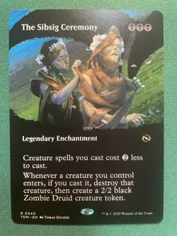 2025 - MTG - The Sibsig Ceremony - Ext. Art - Tarkir: Dragonstorm - Rare - 1N - Image 1