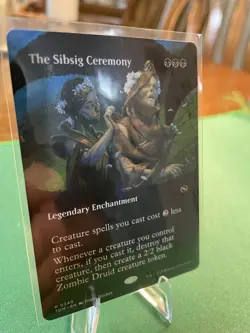 2025 - MTG - The Sibsig Ceremony - Ext. Art - Tarkir: Dragonstorm - Rare - 1N - Image 3