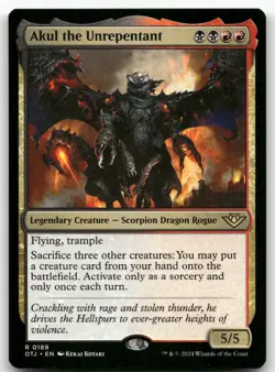 Akul the Unrepentant #189 (NM) Thunder Junction OTJ Magic MTG - Image 1