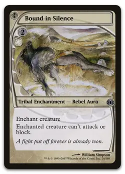 Bound in Silence #20 (NM) Future Sight FUT Magic MTG - Image 1