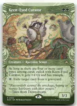 Keen-Eyed Curator (Showcase) #322 (NM) Bloomburrow BLB Magic MTG - Image 1