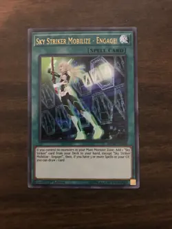 Sky Striker Mobilize Engage MP19 ultra rare 1st Edition Yugioh NM - Image 1