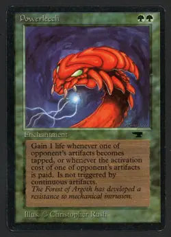 ***Powerleech*** MTG Antiquities Magic Kid Icarus - Image 1