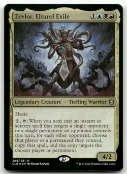 Zevlor, Elturel Exile #296 (Foil) (NM) Baldur's Gate CLB Magic MTG - Image 1